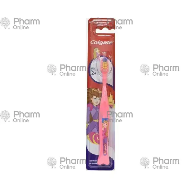 Diş fırçası Colgate D / uşaq 2+ "Uşaqlar üçün dəyər + 2" (51811/2618) (Diş fırçası) (VAT Lubnypharm)