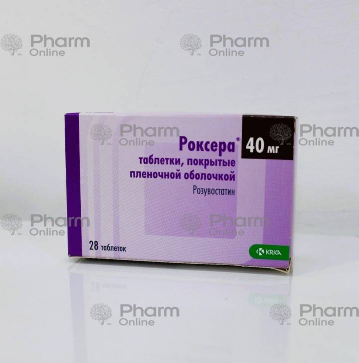 Roksera 40 mg № 28 (Tablet) (KRKA) (Sloveniya)