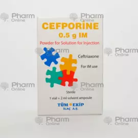 Çefporin 0,5 q №1 (Ampulalar) (Türkiyə)