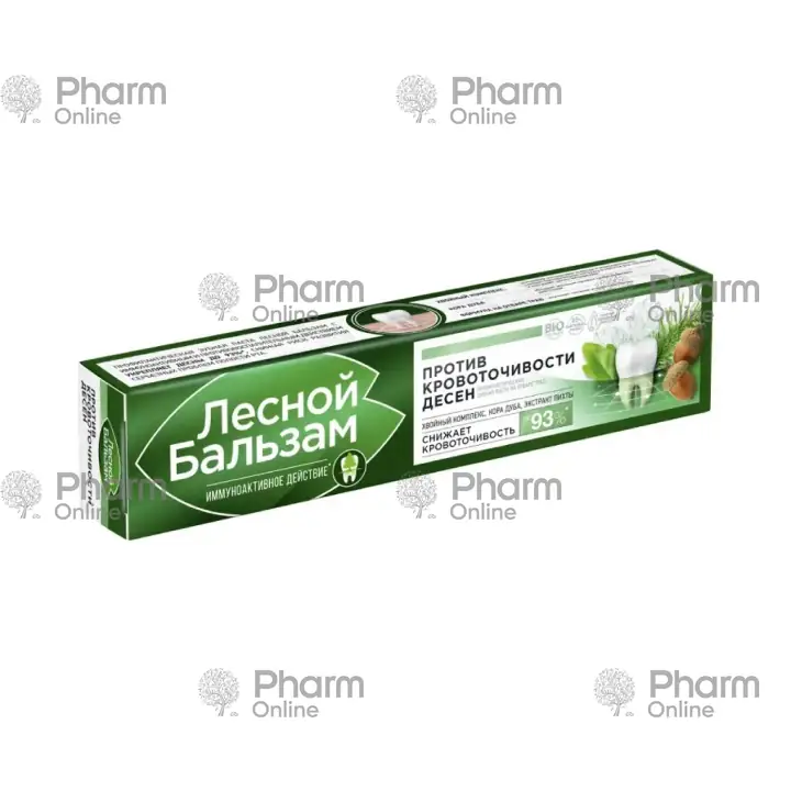 Зубная паста "Лесной бальзам" с кора дубой (8726) 75 гр (Зубная паста) (<>) (Россия)