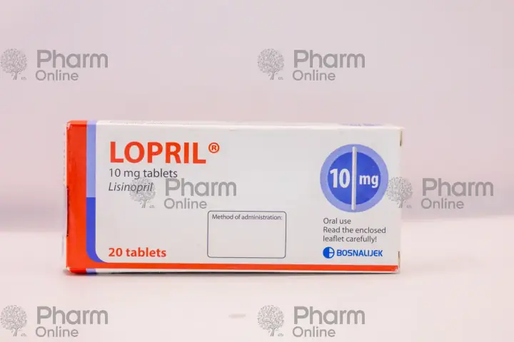 Lopril 10 mg № 20 (Tablet) (Bosniya)