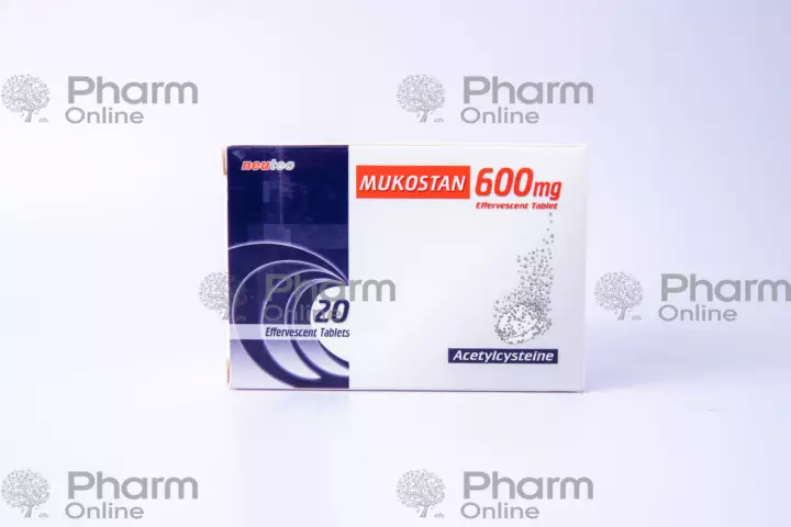 Mukostan 600 mq № 10 (Fişildayan həblər) (NEUTEK İLAÇ SAN VE TİC AŞ,) (Türkiyə)