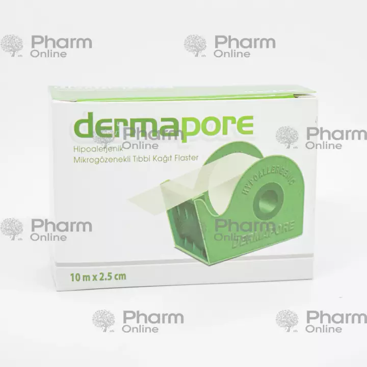 Paper Leykoplastr Dermapore 10m x 2.5cm (Türkiye)