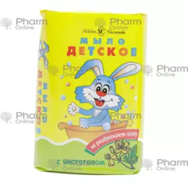 Мыло детское с экст, чистотела (4768-1583) 90 гр (Мыло) (<>) (Россия)