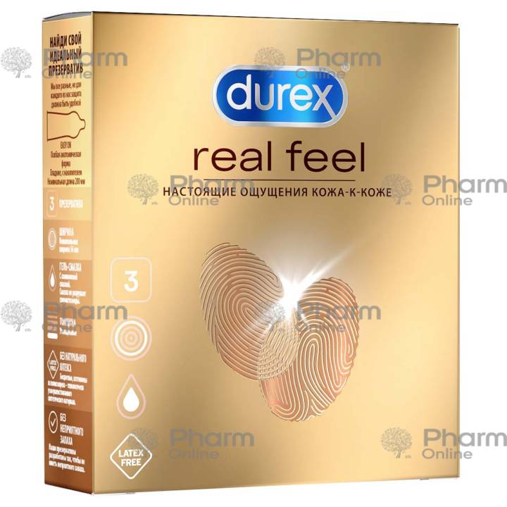 Condom Durex Real Feel (6689) № 3 (Other) (<>) (UK)