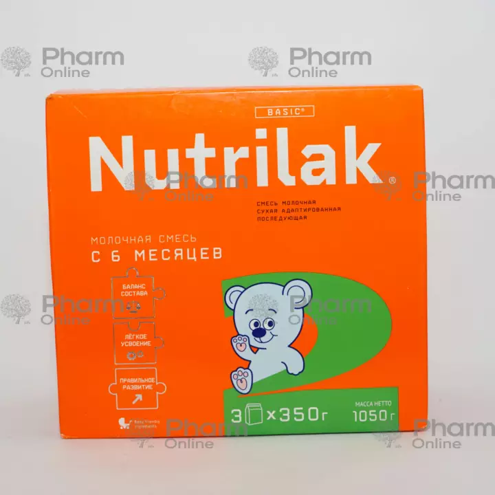 Children's nutrition Nutrilak-2 infant formula 6-12 months 1,050 g (Russia)
