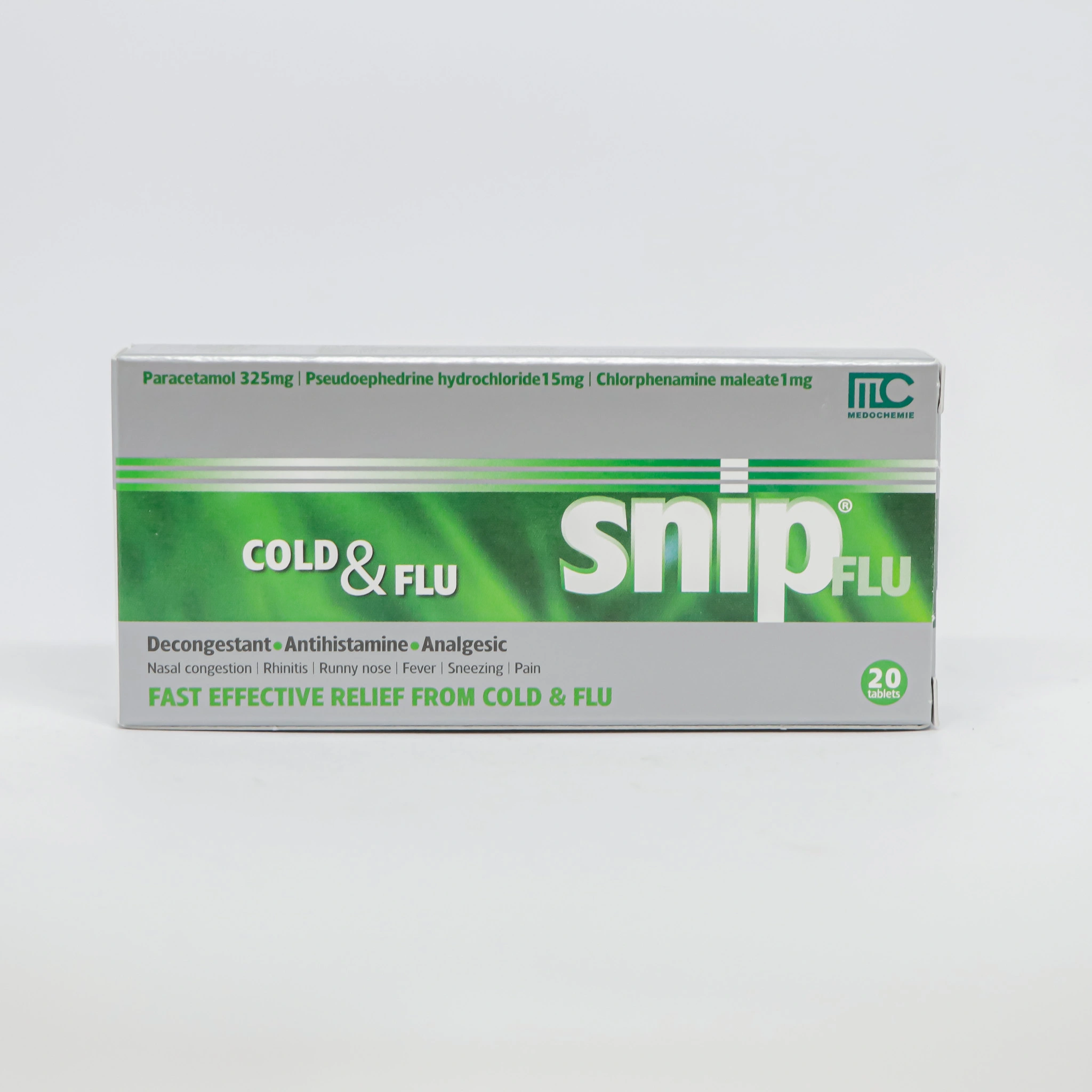 Snip (flu cold) № 20 (Tablets) (Cyprus)