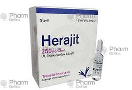 Xerajit 250 mg/ 5 ml № 10 (Ampulalar) (Türkiyə)