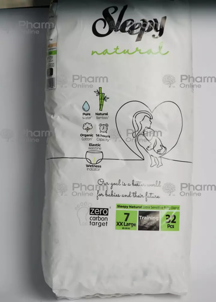Слипи Натурал пантс 7 XX-large 20-30кг №32 (8906) (Средства гигиены) (Eruslu Saglik ürünleri) (Турци