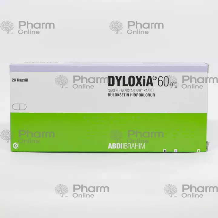 Diloksiya 60 mg № 28  (Kapsulalar) (Abdi İbrahim İlaç) (Türkiyə)