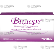 Vidora 3mg+ 0.03mg №  28 (Tablets) (Spain)