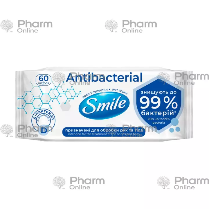 Smile yaş salfetlər (5316) № 60 (Ukrayna)