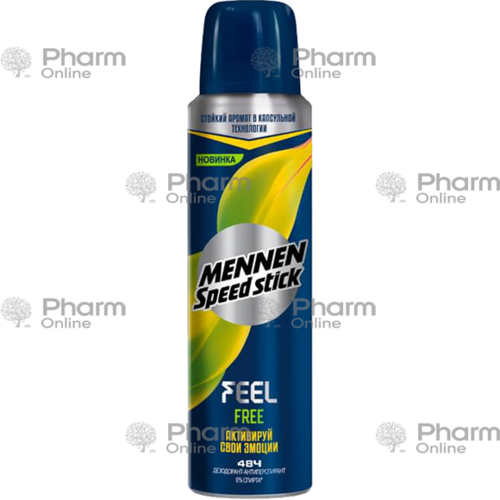 Antiperspirant spray Mennen speed stick feel free 48H (0332) 150 ml (Spray)