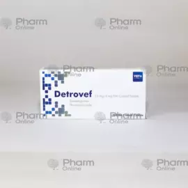 Detrovef 25 mg\4 mg No. 20 (Tablets) (Türkiye)