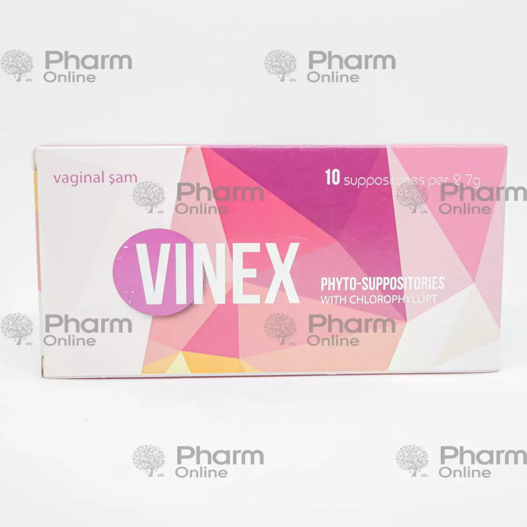 Vinex 1.4 gr  № 10 (Vaginal Candles) (Vertex) (Ukraine)¶