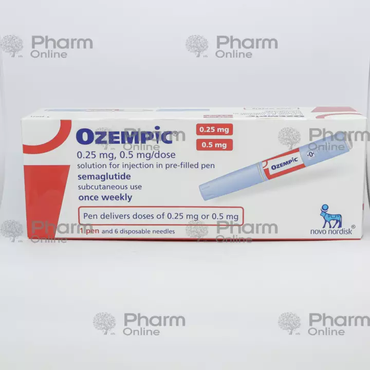 Ozempic 0.25, 0.5 mg/dose 1.5 ml №1 (Syringe pen) (Novo Nordisk) (Denmark)