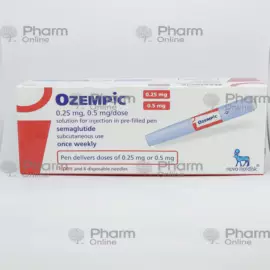 Ozempic 0.25, 0.5 mg/dose 1.5 ml №1 (Syringe pen) (Novo Nordisk) (Denmark)