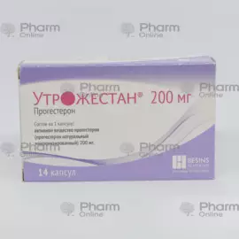 Utrojestan 200 mg № 14 (Kapsulalar) (CYNDEA PHARMA SL) (İspaniya)