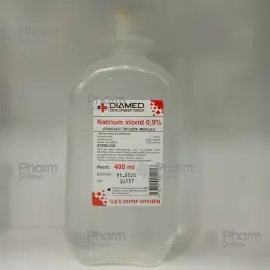 Sodium chloride 0.9% 400 ml (Solution) (Biosynthesis) (Penza)