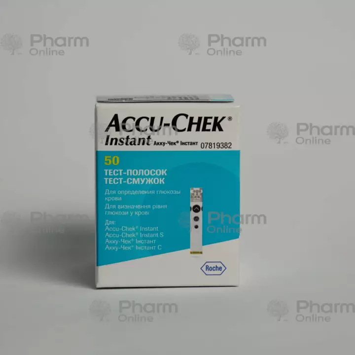 Qlükometr üçün striplər "Accu-chek" INSTANT No 50