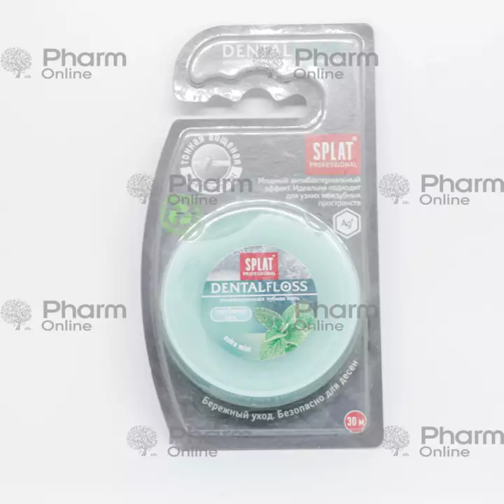 Diş ipi Splat (5047-1795) Gümüş lifli nanə 30 m (Digər) (<>) (Rusiya)