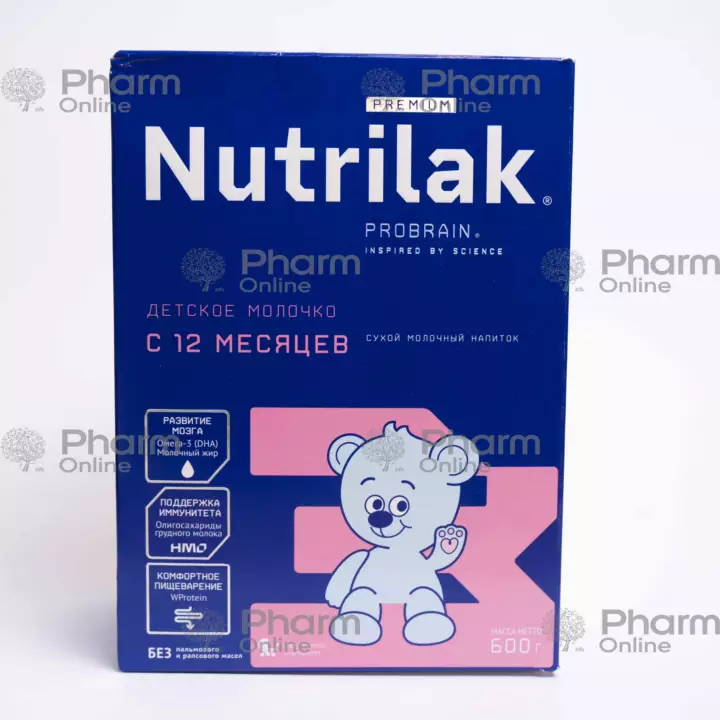 Children's food Nutrilak-3 Premium from 12 months, (0458) 600 gr (Children/nutrition) (<>) (Russian)