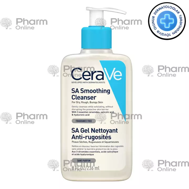 Serave Sa Smoothing Cleanser dry, rough skin (4118) 236 ml (Gel)