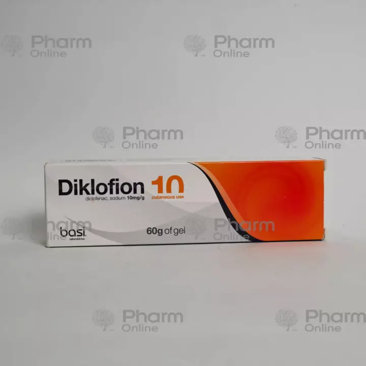 Diklofion 10 mg 60 qr gel - online aptek, aptekonline, aptek