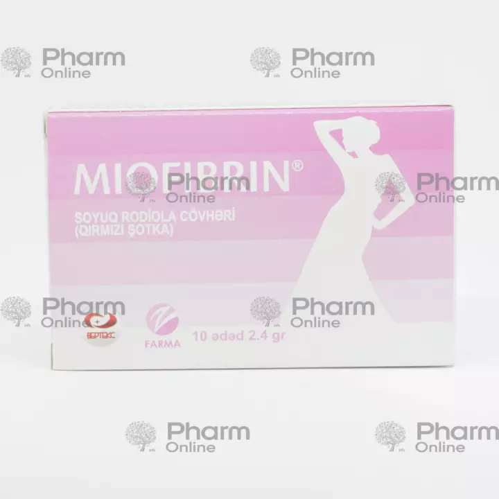 Miofibrin 2,4 q №10 (Vaginal şamlar) (Vertex) (Ukrayna)