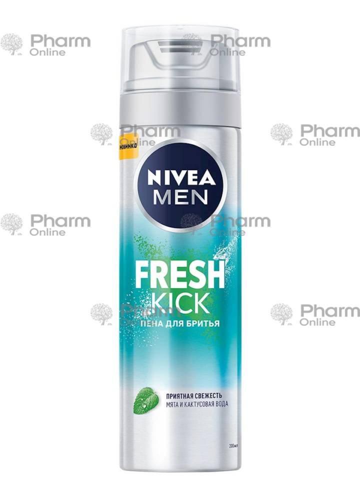 Nivea Təraş Köpüyü Fresh Kick Pleasant Freshness 200 ml (3340)