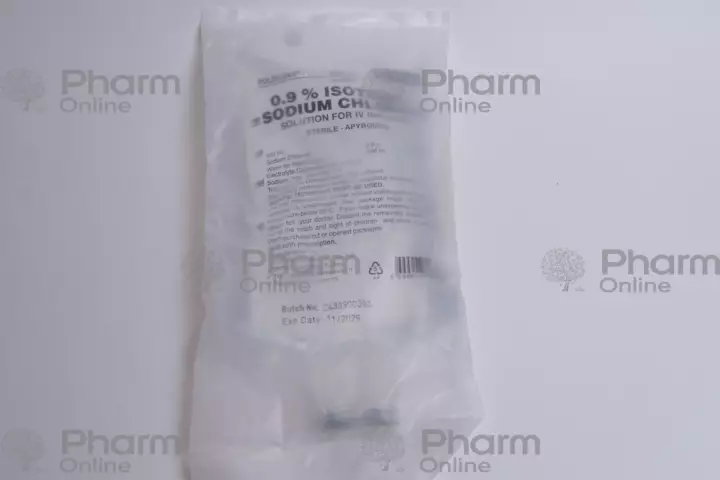 Sodium chloride 0.9% 500 ml (Polyflex) (Solution)  (Turkey)