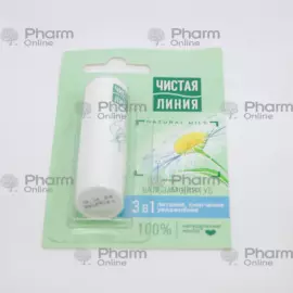 Chistaya Line gentle care lipstick, chamomile 4 g (Russia)