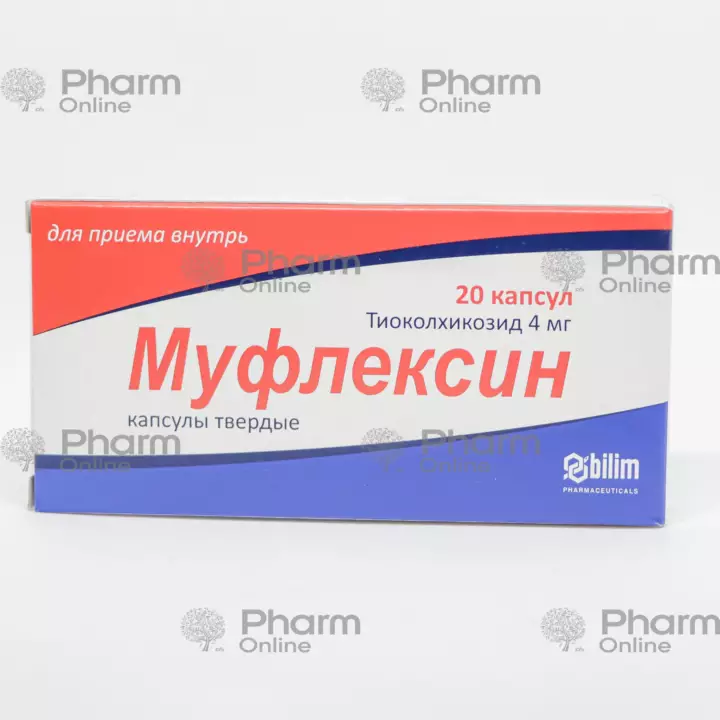 Muflexin 4 mg № 20  (Capsules) (Bilim Ilac San. ve Tic. A.S.) (Turkey)(***)