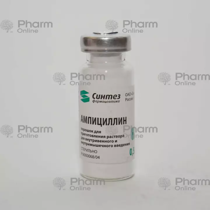 Ampisillin 0,5 q (Ampulalar) (Rusiya)