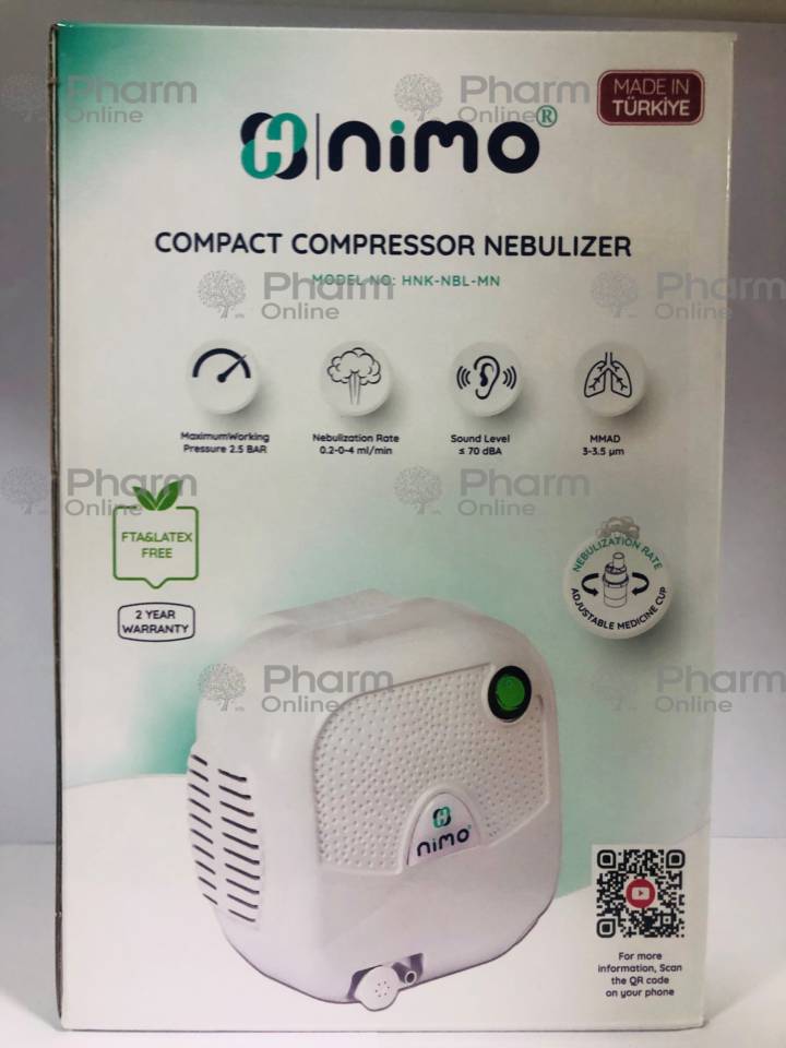 Ингалятор компрессор Нимо мини компакт (1541) (Прочее) (NANO HAYAT DAROU (NANO BİOFARMA LTD), ) (Тур