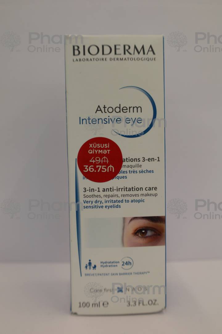Bioderma atoderm intensive Eye very dry atopic sensitive eyelids 100 ml