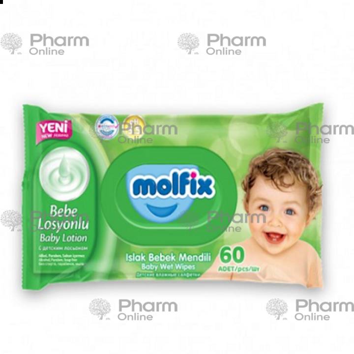 Nəm salfetlər Molfix (5132) № 60 (Türkiyə)