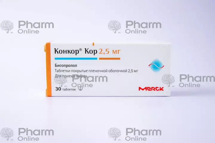 Konkor kor 2,5 mg № 30 (Heb) (NycoMed) (Almaniya)