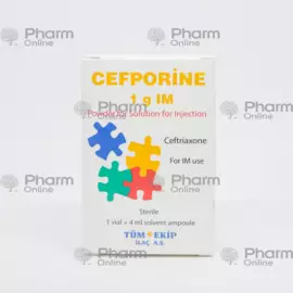Sefporin 1 qr – müxtəlif infeksiyalara qarşı istifadə edilən geniş təsirli inyeksiya antibiotiki