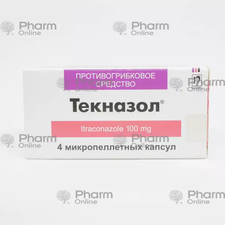 Текназол  100 мг № 4 (Капсулы) (Nobel İlac) (Турция)