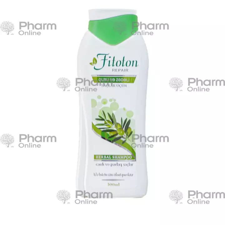 Fitoton şampunu Olive (Repair) quru və zədələnmiş saçlar üçün (9660) 300 ml (Kosmetika) (Herba Flor