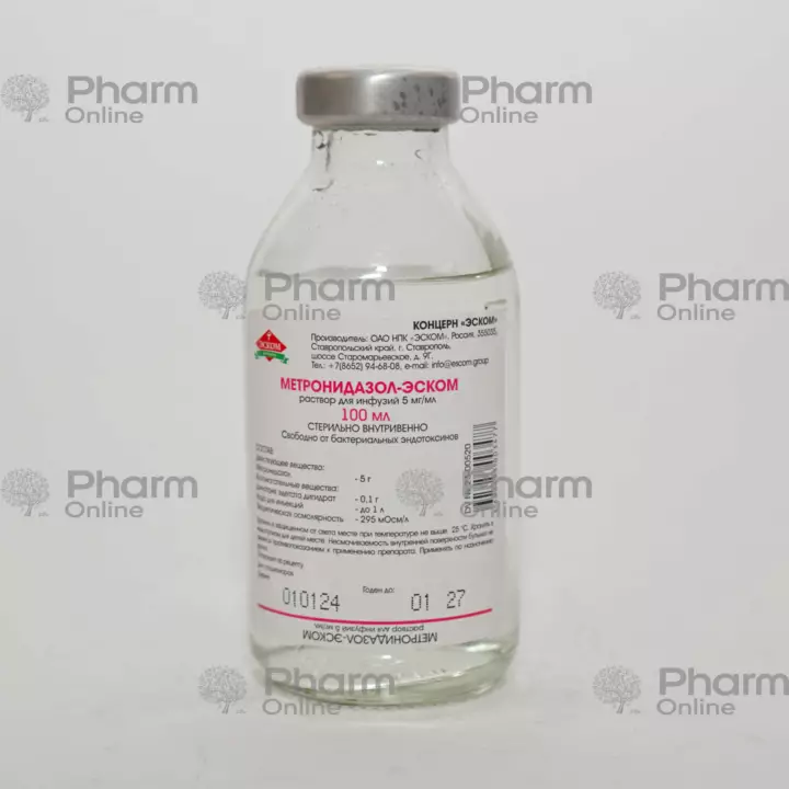 Metronidazol ESKOM 100 ml (Solution) (Rusiya)