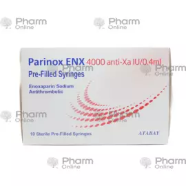 Parinox Enh 4000 Anti-Xa IU 0.4ml №10 (Ampoules) (Atabay Kimya San. ve Tic. A.S.) (Turkey)