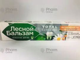 Toothpaste "Forest Balm" with chamomile 75 g (Russian)