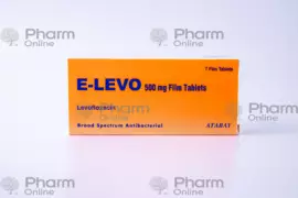 Elevo (E-Levo) 500 mg № 7 (Tablet) (Atabay Kimya San. ve Tic. A.Ş.) (Türkiyə)