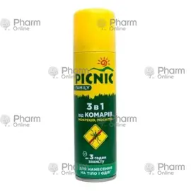 Piknik  ağcaqanad spreyi (3095) 150 ml (Sprey) (Rusiya)