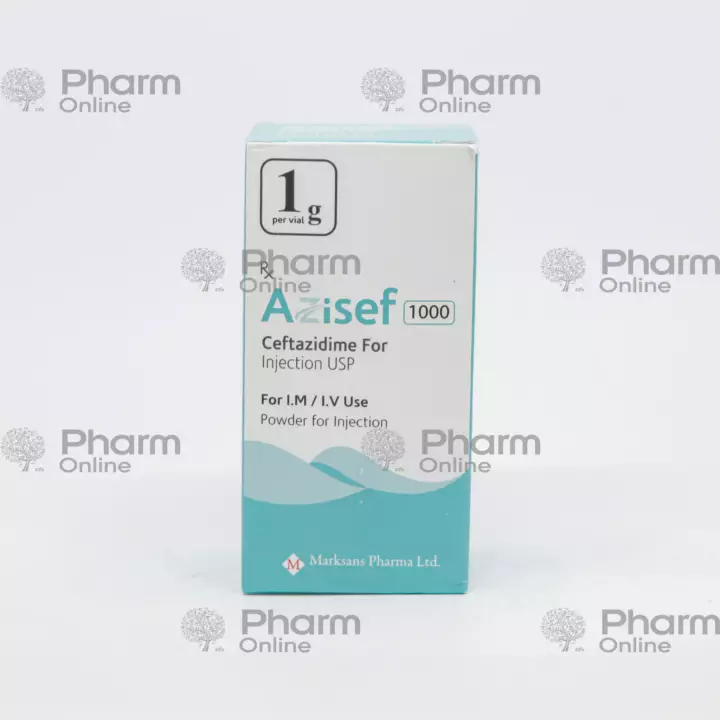 Azisef 1000 mg № 1 (Ampulalar) (<>) (Hindistan)