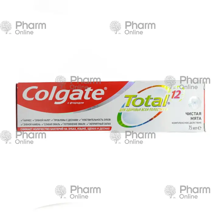 Колгейт "Total Clean Mint" Чистая  мята (6871) 75 мл (Косметика) (<>) (Россия)