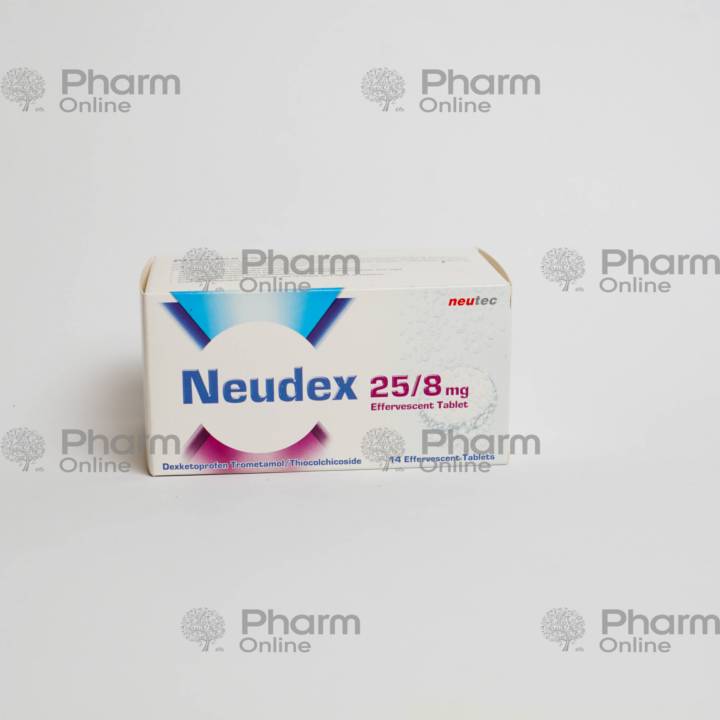 Neudex 25/8 mg No. 14 (Effervescent tablets) (NEUTEK İLAÇ SAN VE TİC AŞ,) (Turkey)