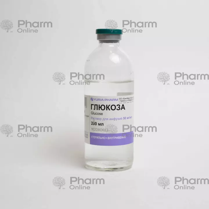 Glucose 5% 200 ml (Solution) (Yuria-pharm) (Ukraine)